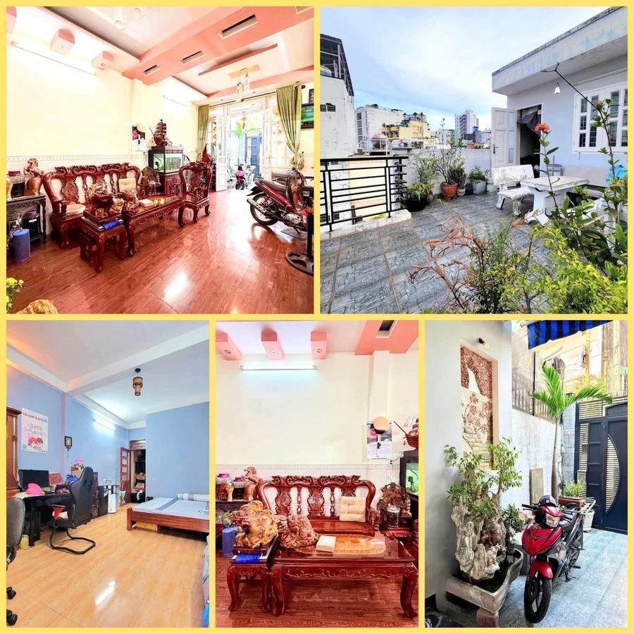 Bán nhà 4 tầng 75m², 4PN, hẻm thông, sân 5 xe tại Phú Nhuận giá 8,8 tỷ - Ảnh thu nhỏ 2