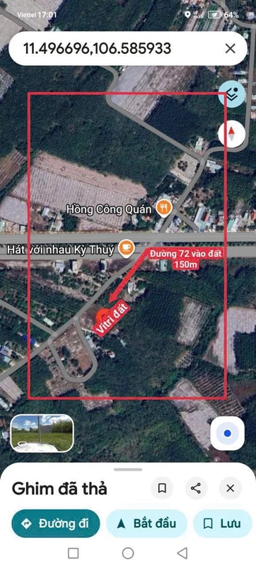 Bán đất nền 100m² Chơn Thành Bình Phước 400 triệu