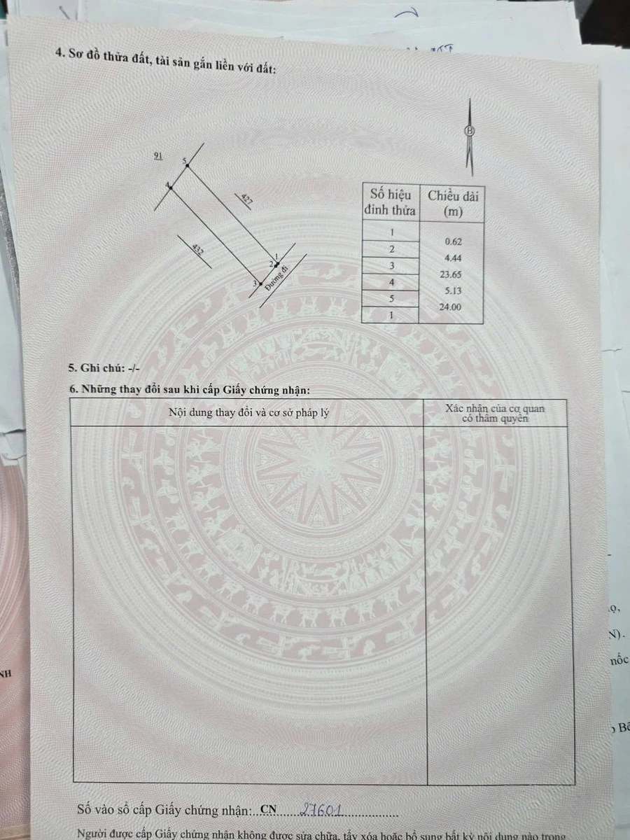 Bán lô đất 118m² Diên Thọ gần HL62, 440 triệu - Ảnh thu nhỏ 2