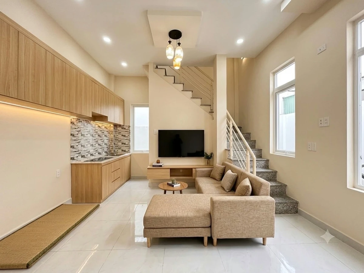 Nhà 3 tầng ngang 4,5m Bùi Văn Ba Quận 7, 3.8 tỷ - Ảnh thu nhỏ 2