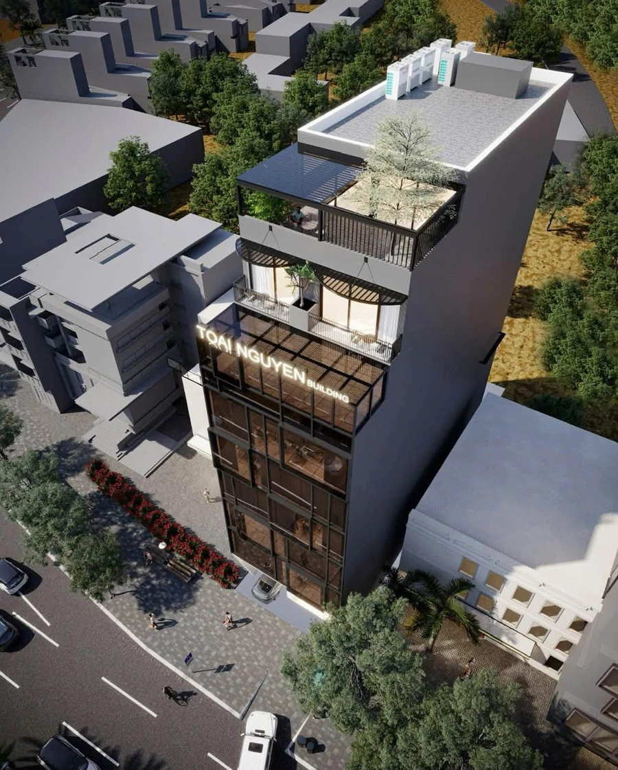 Bán tòa building 9 tầng có hầm, 245m2 ngang 9m, trung tâm Hải Châu, Đà Nẵng - Ảnh thu nhỏ 2