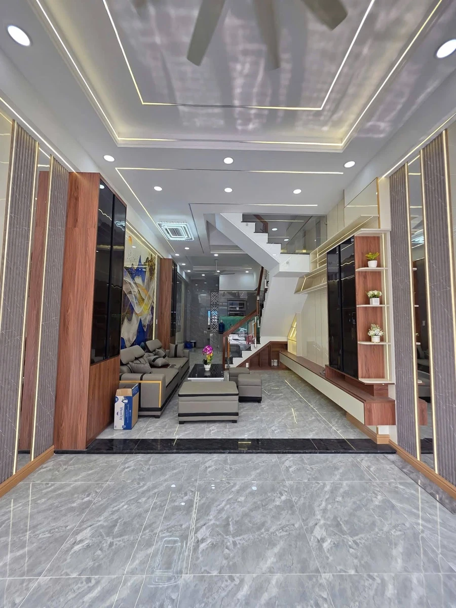 Bán nhà 4 tầng 60m2 sổ hồng hoàn công tại Chiêu Liêu, Dĩ An, Bình Dương - Ảnh 1