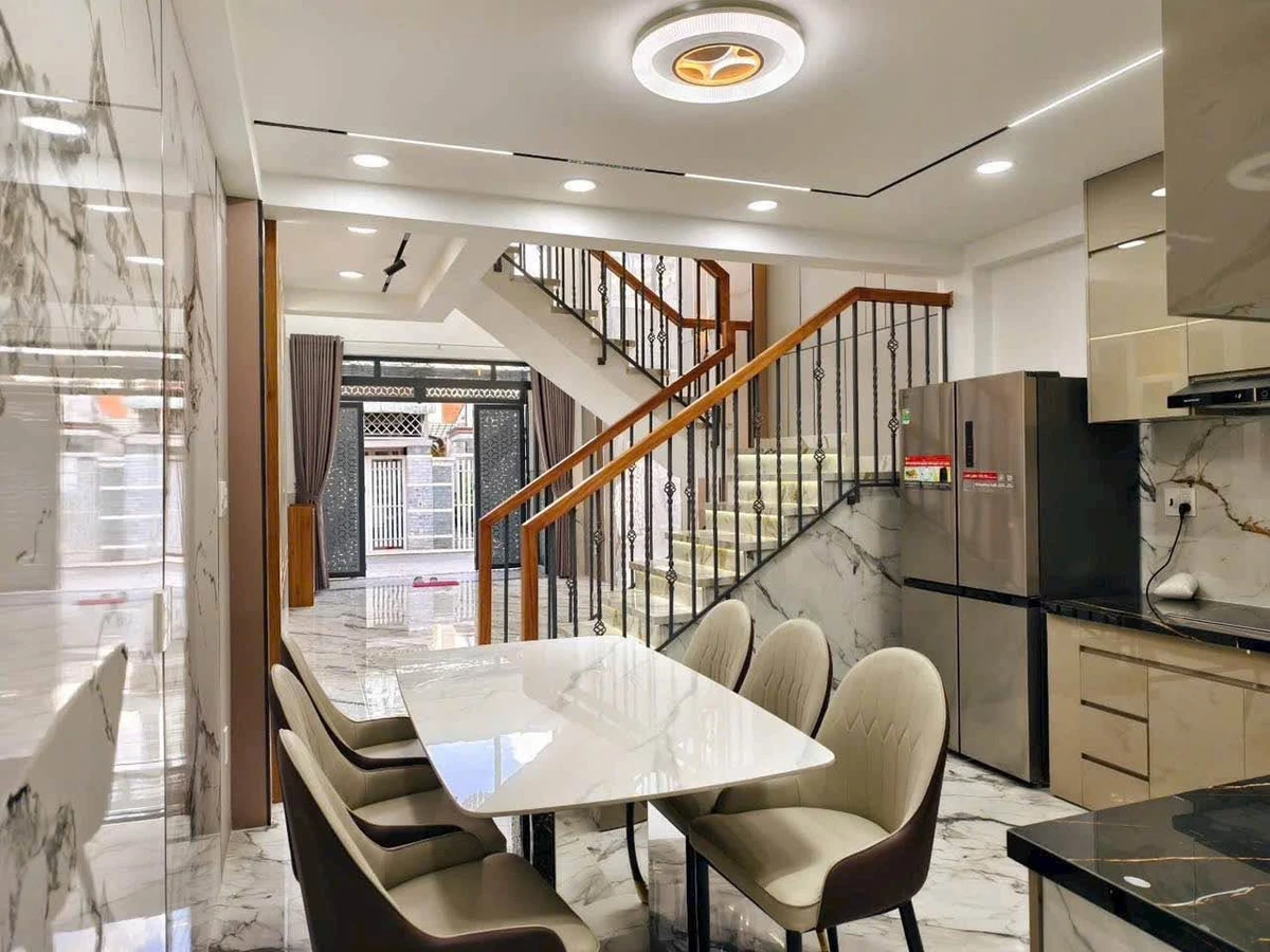 Bán nhà phố 4x15m hẻm nhựa 7m Tân Thới Hiệp 21, Quận 12 giá 6,98 tỷ - Ảnh thu nhỏ 4
