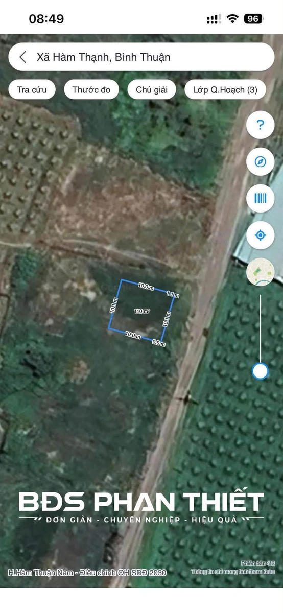 Bán đất 710m² (100m² thổ cư) tại Hàm Thạnh, Phan Thiết - Ảnh thu nhỏ 3