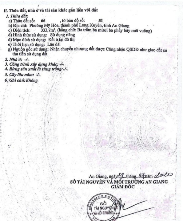 Ngân hàng thanh lý lô đất thổ cư tại Đường cặp Rạch Long Xuyên, Mỹ Hòa, Long Xuyên, giá siêu hời - Ảnh thu nhỏ 4