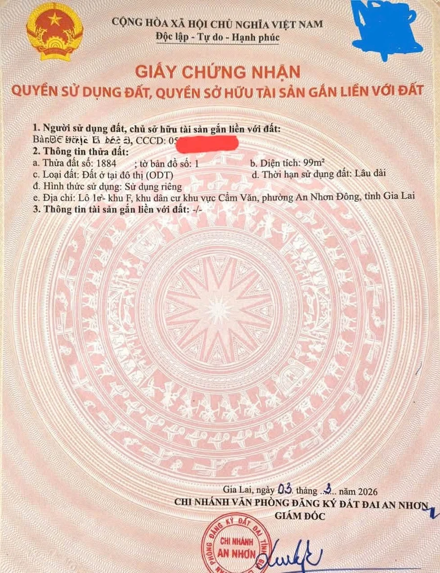 Bán lô đất mặt tiền 99m² Khu Đô Thị Cẩm Văn, Bình Định - Ảnh thu nhỏ 4