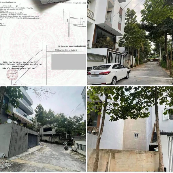 Bán đất 55m² 2 mặt tiền Vĩ Ba, Vũng Tàu