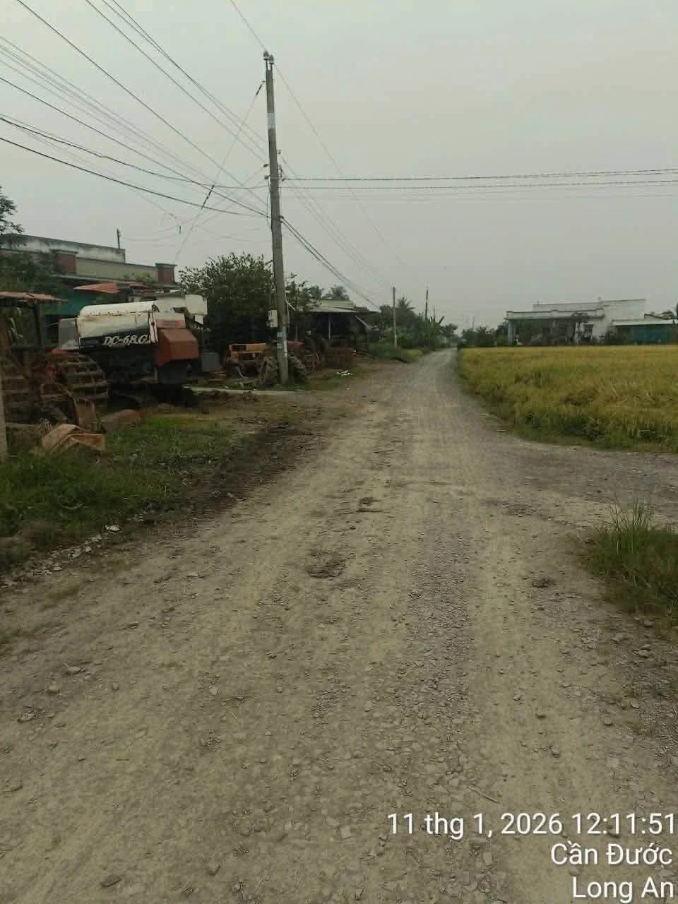 Bán đất thổ cư 1000m2 mặt tiền đường cầu Ông Mộc, Xã Mỹ Lệ, Cần Đước, giá 4,2 tỷ - Ảnh 1