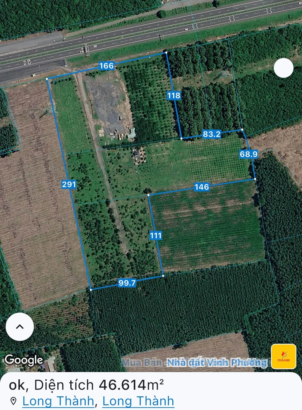 Bán 4,7 ha đất sân bay Long Thành 117,5 tỷ - Ảnh 1