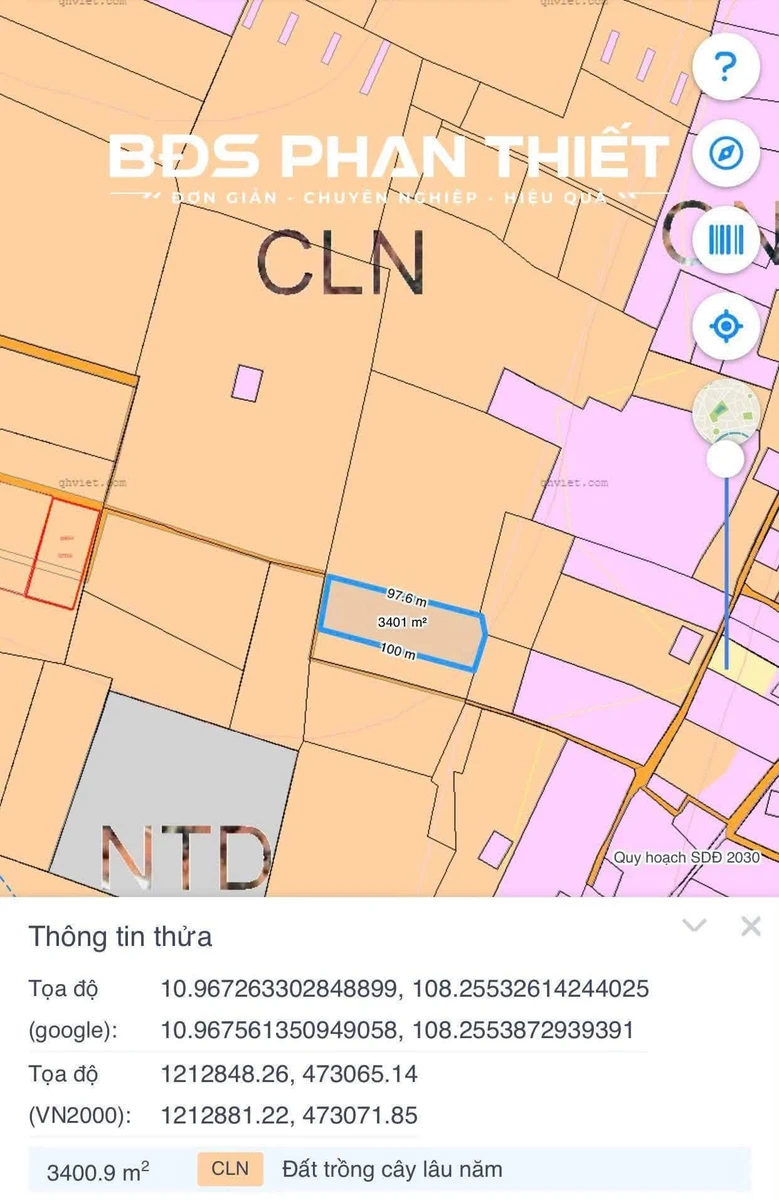 Bán đất CLN Thiện Sơn 3.400m² giá 6,8 tỷ Lâm Đồng - Ảnh thu nhỏ 2