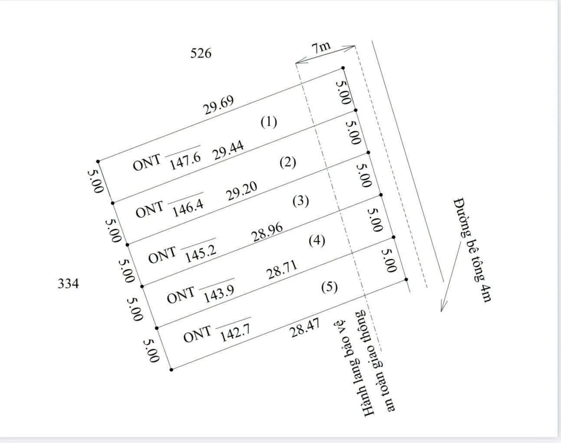 Bán nền đất 5x29m Tân Trụ Long An, sổ sẵn - Ảnh thu nhỏ 3