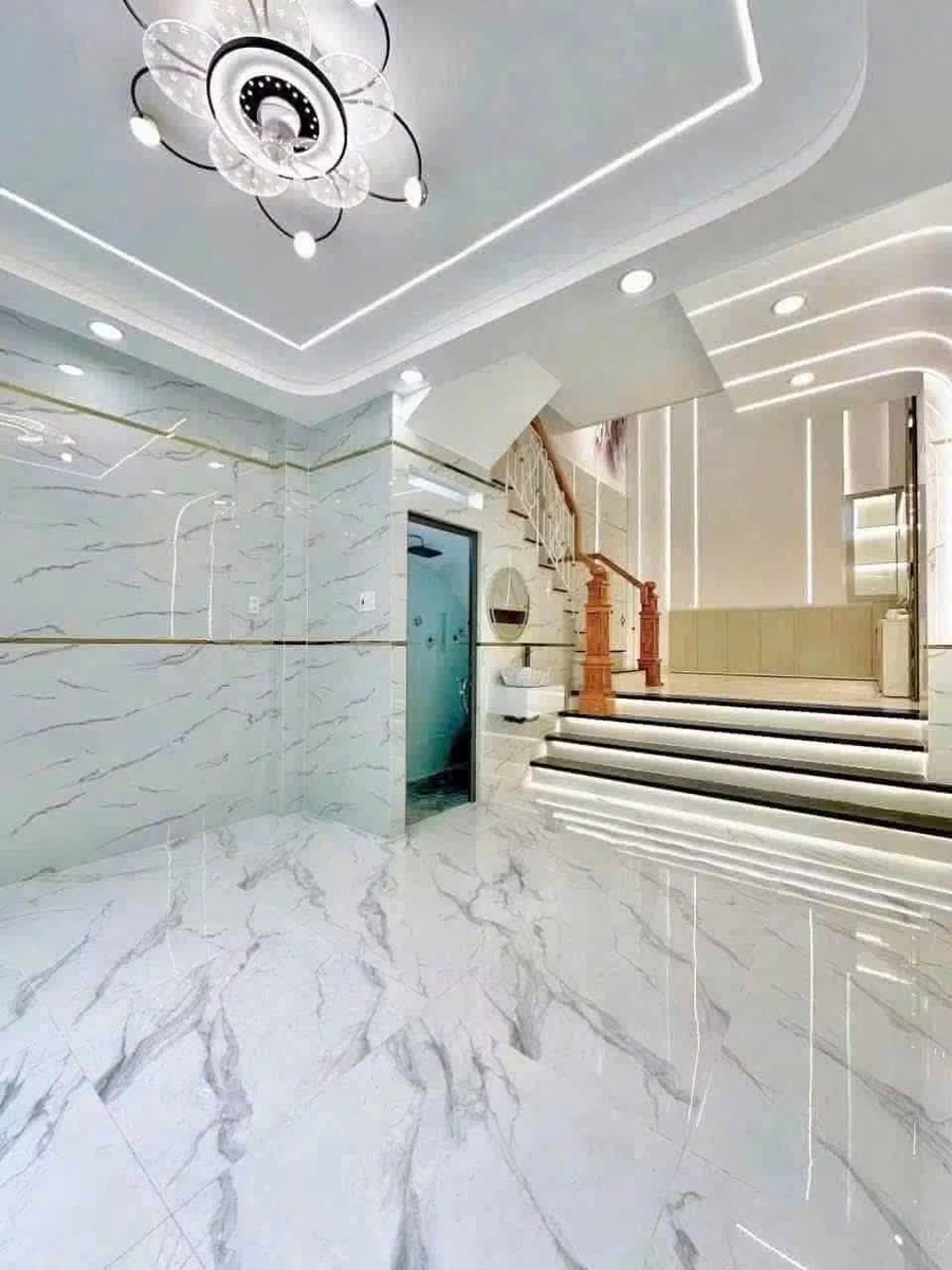 Bán nhà hẻm ô tô đường Mã Lò, Bình Tân, 4x14m, 1 trệt lửng 3 lầu, giá 6,2 tỷ - Ảnh thu nhỏ 4