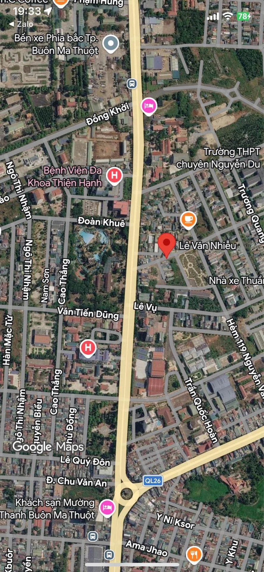 Bán đất mặt tiền đường Lê Văn Nhiễu, khu Lê Vụ, Buôn Ma Thuột, giá 5,8 tỷ - Ảnh 1