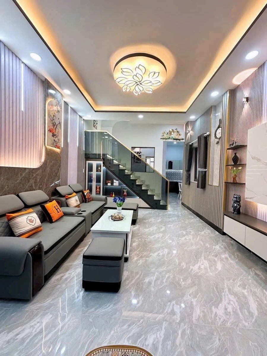 Bán nhà 1 trệt 1 lầu 3PN 75m² Tân Phước Cần Giuộc - Ảnh thu nhỏ 4