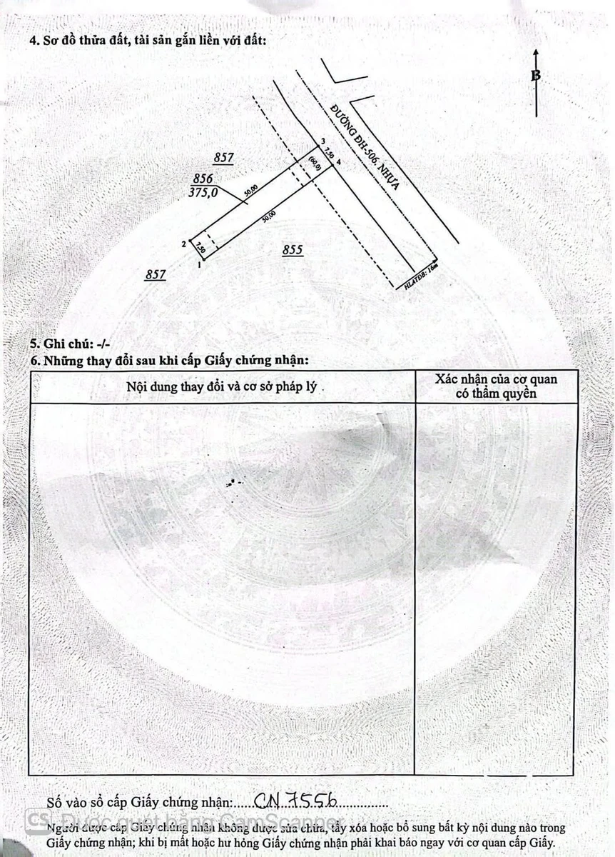 Bán đất mặt tiền Vĩnh Hòa 375m² 330 tr/m Nhà Bè - Ảnh 1
