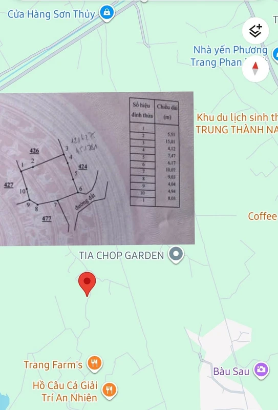 Bán đất 358m² sát Phan Thiết, Bình Thuận 195 triệu