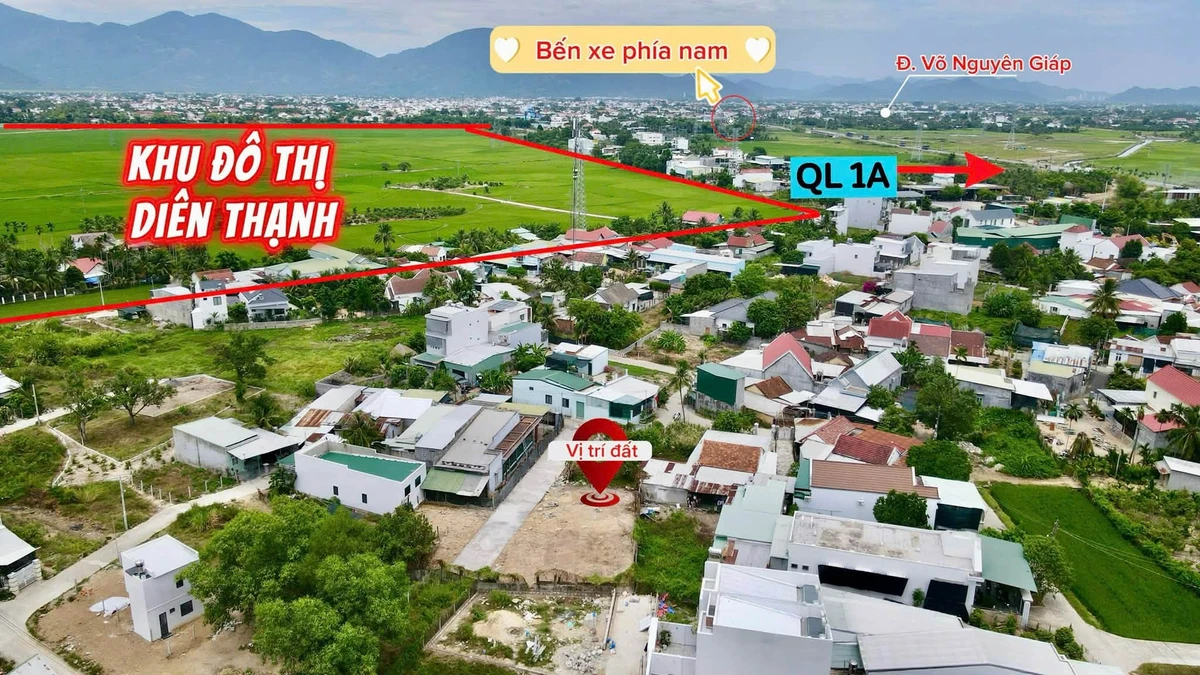 Bán đất 80m² Phú Hậu, Diên Khánh, Khánh Hòa 650 triệu - Ảnh 1