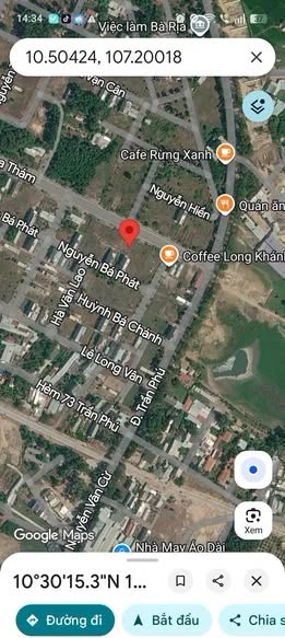 Bán đất mặt tiền Hoàng Hoa Thám Long Tâm 114.7m2 giá 4 tỷ 250