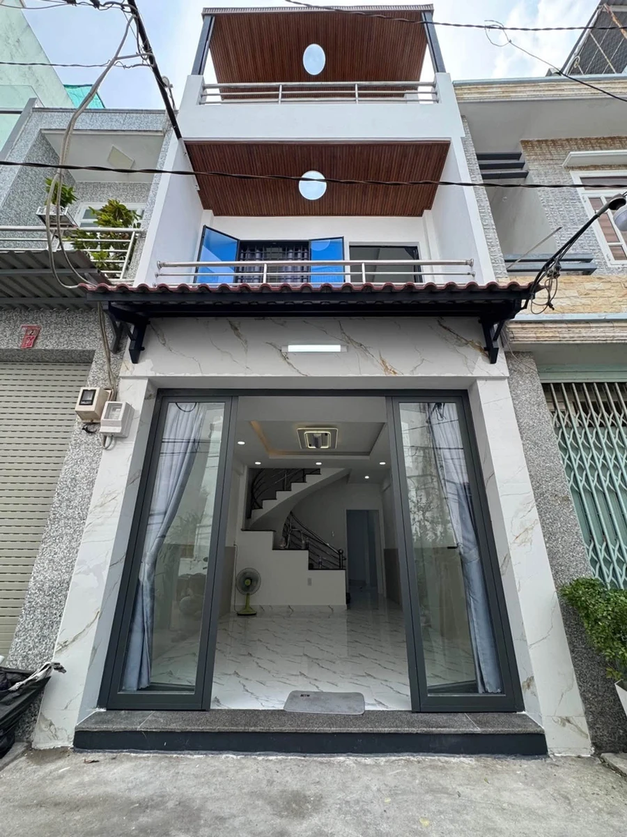 Bán nhà 1 trệt 2 lầu 35m² 4PN khu Phú Lâm, Quận 6 - Ảnh 1