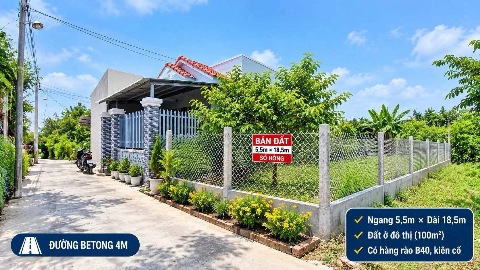 Bán đất Gò Công 100m² giá 690 triệu - Ảnh 1