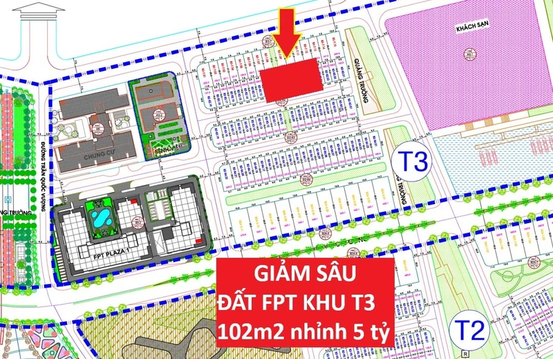 Bán đất 108m² FPT Đà Nẵng 5 tỷ