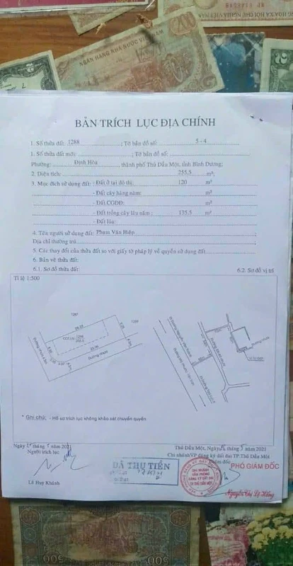 Bán lô góc 2 mặt tiền 255m² Định Hòa, Bình Dương 3.1 tỷ