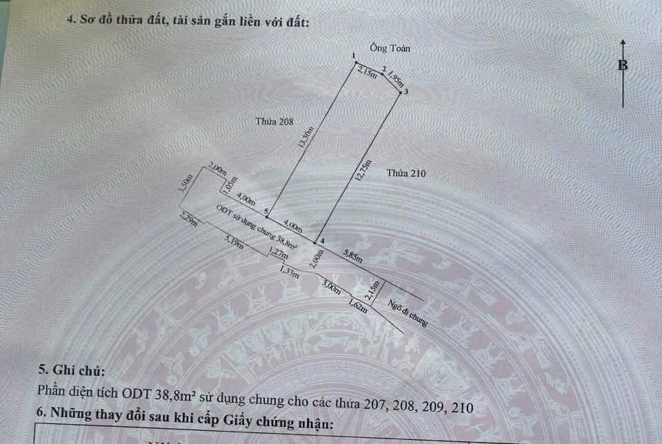 Bán lô đất 52,8m² ngõ Nông Vũ Chi Thắng, Lê Chân, Hải Phòng - Ảnh thu nhỏ 3
