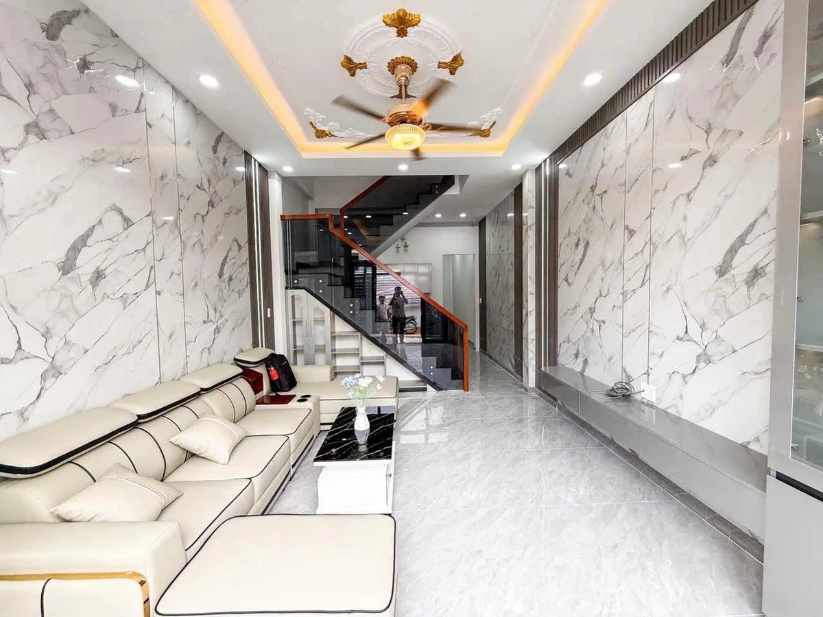 Bán nhà 1 trệt 1 lầu 3 phòng ngủ 61m² Nhà Bè 3.2 tỷ - Ảnh thu nhỏ 2