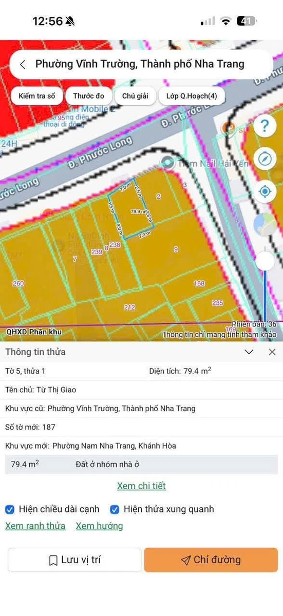 Bán đất tặng nhà Phước Long Nha Trang 79.4m² - Ảnh thu nhỏ 4