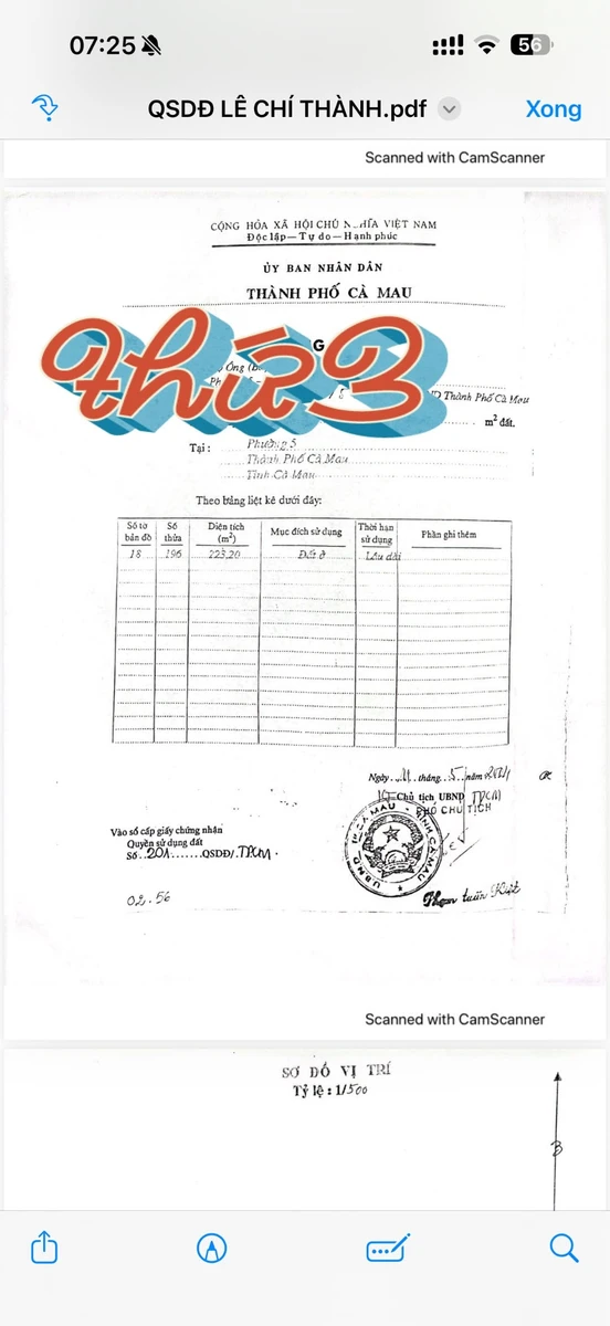 Bán nhà 223m2 đường Trần Văn Bỉnh Cà Mau, kinh doanh nhà trọ - Ảnh thu nhỏ 3