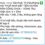 Cho thuê nhà mặt tiền 100m2 Huyền Trân Công Chúa, Vũng Tàu - 13 triệu/tháng - Ảnh thu nhỏ 1