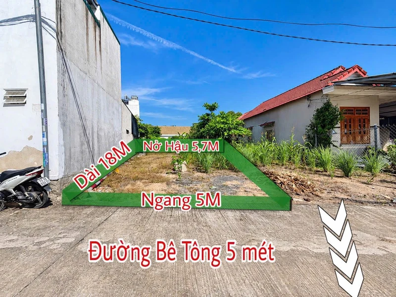 Bán đất Diên Khánh 91m² mặt tiền Võ Nguyên Giáp 1.59 tỷ