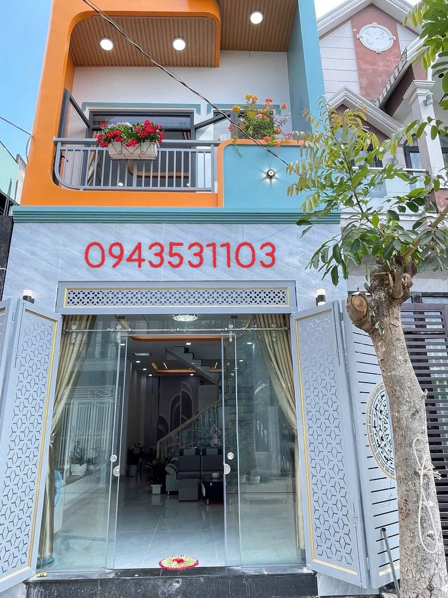 Bán nhà mới khu chợ Bình Chánh 95m² 980 triệu - Ảnh 1