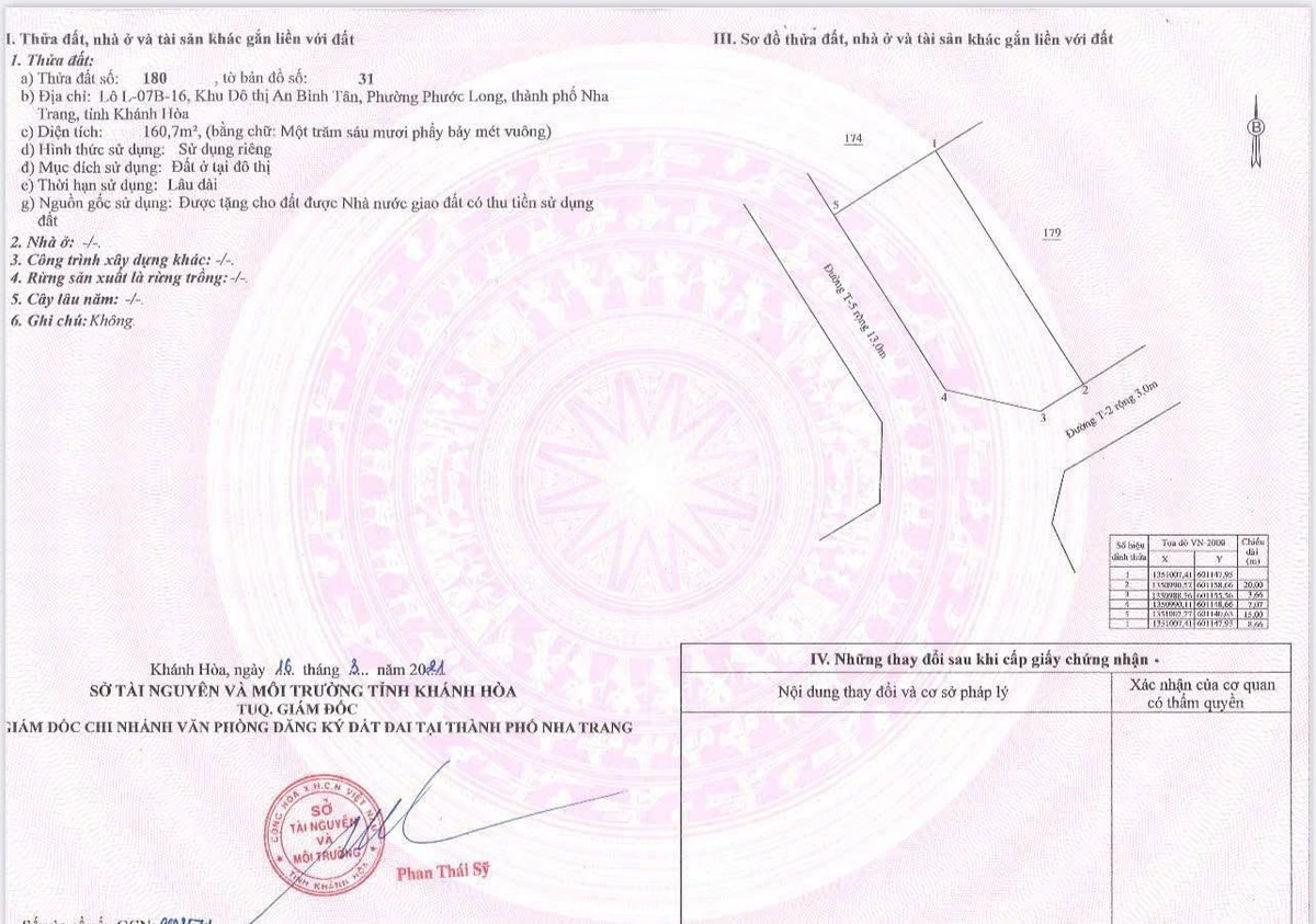 Bán đất lô góc 160,7m2 hướng Đông Nam khu An Bình Tân, Nha Trang, giá 12,5 tỷ - Ảnh thu nhỏ 2