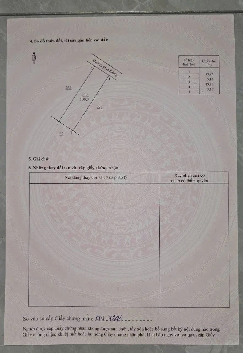 Bán đất thổ cư 5x20 sổ riêng, mặt tiền đường bê tông, Phường Hàng Gòn, Long Khánh, Đồng Nai - Ảnh thu nhỏ 2