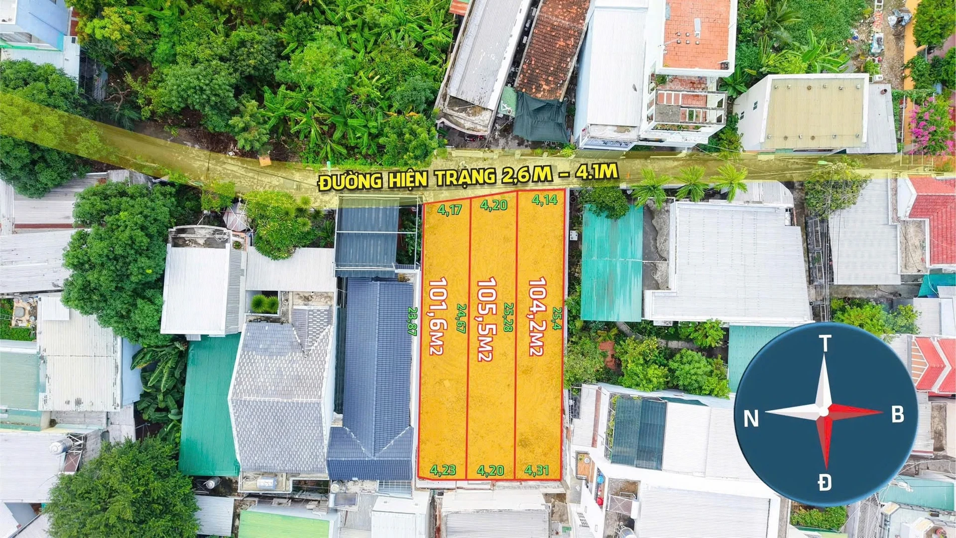 Bán đất Trần Quang Diệu 311m² giá 37 triệu/m² Khánh Hòa - Ảnh 1