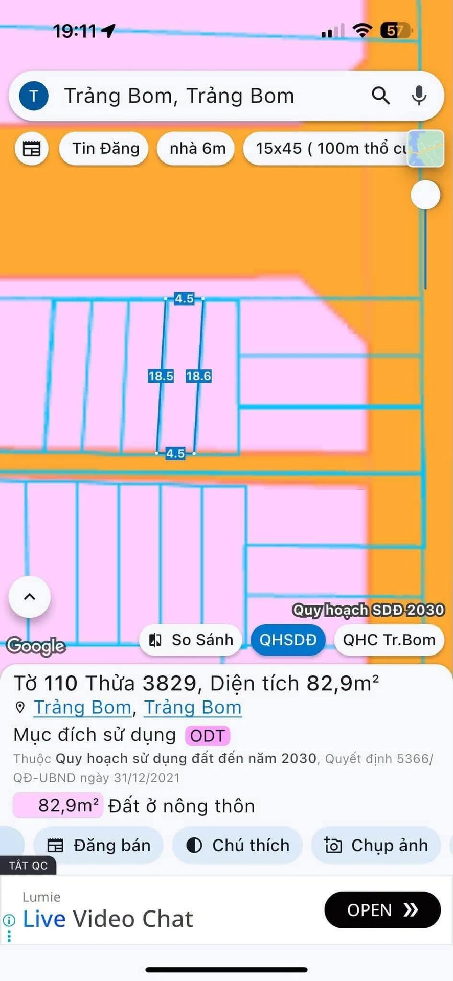 Bán đất Quảng Tiến Bình Chánh 83m² chỉ 600 triệu - Ảnh 1