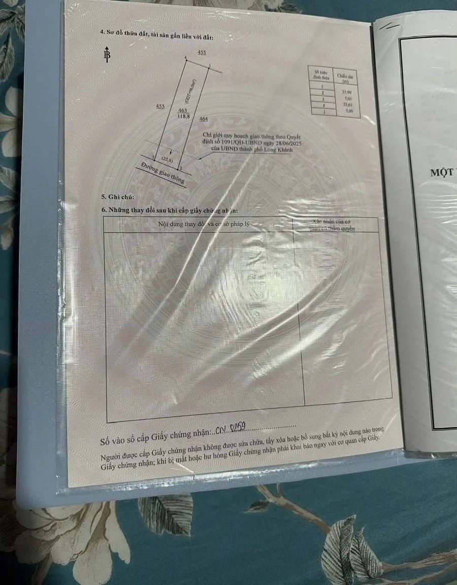 Bán đất nền Bình Lộc Long Khánh 120m², giá 1 tỷ 50 triệu - Ảnh thu nhỏ 2