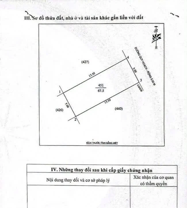 Bán đất 67.5m² mặt tiền 5m Nguyễn Chí Thanh Thủ Đức 2 tỷ - Ảnh thu nhỏ 3