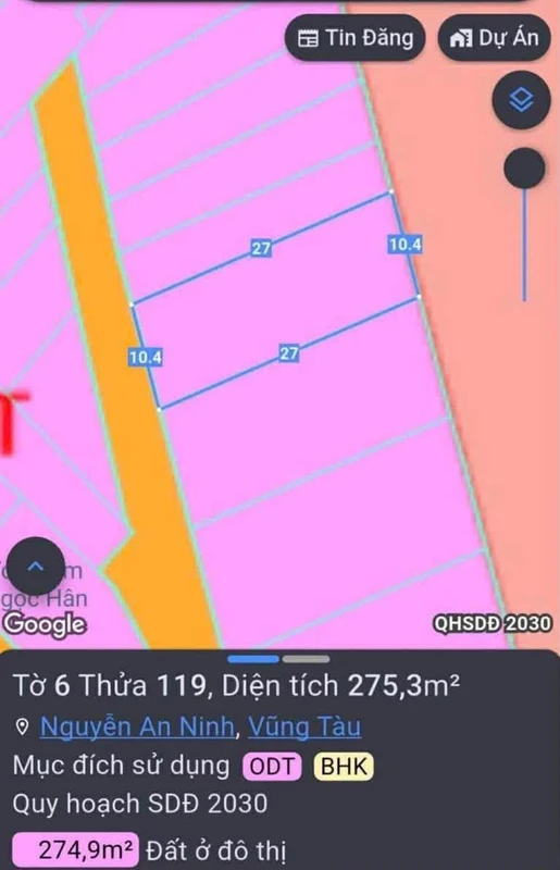 Bán dãy trọ 275m², 12 phòng, doanh thu 20tr/tháng, Vũng Tàu