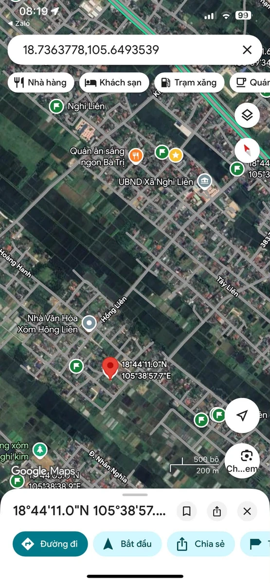 Bán đất 65.3m2 Khối Hồng Liên Vinh Hưng 1 tỷ 4 - Ảnh thu nhỏ 2