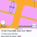 Bán 2 lô đất góc 2 mặt tiền 5x20 khu Lan Anh 2 Hòa Long - Ảnh thu nhỏ 4