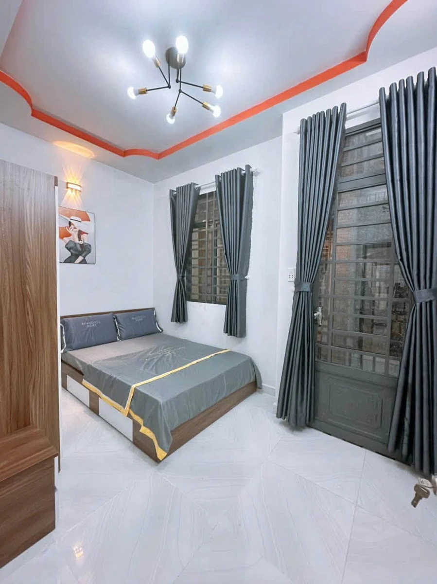 Bán nhà 1 trệt 1 lầu 36m2, 2PN 2WC, nội thất đầy đủ gần chợ Cần Giuộc - Ảnh thu nhỏ 2