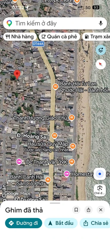 Bán đất 401m² mặt tiền Võ Thị Sáu Phước Hải 3 tỷ