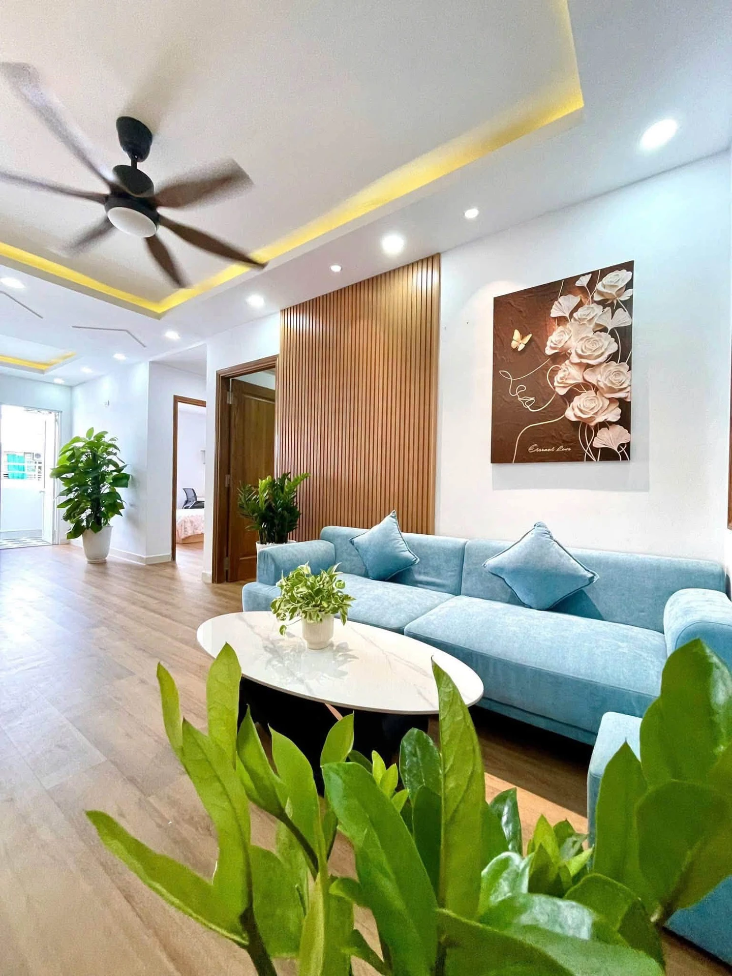 Bán căn hộ CT5 tầng 7 Vĩnh Điềm Trung, 60m2, 2PN, full nội thất, giá 2,395 tỷ - Ảnh 1
