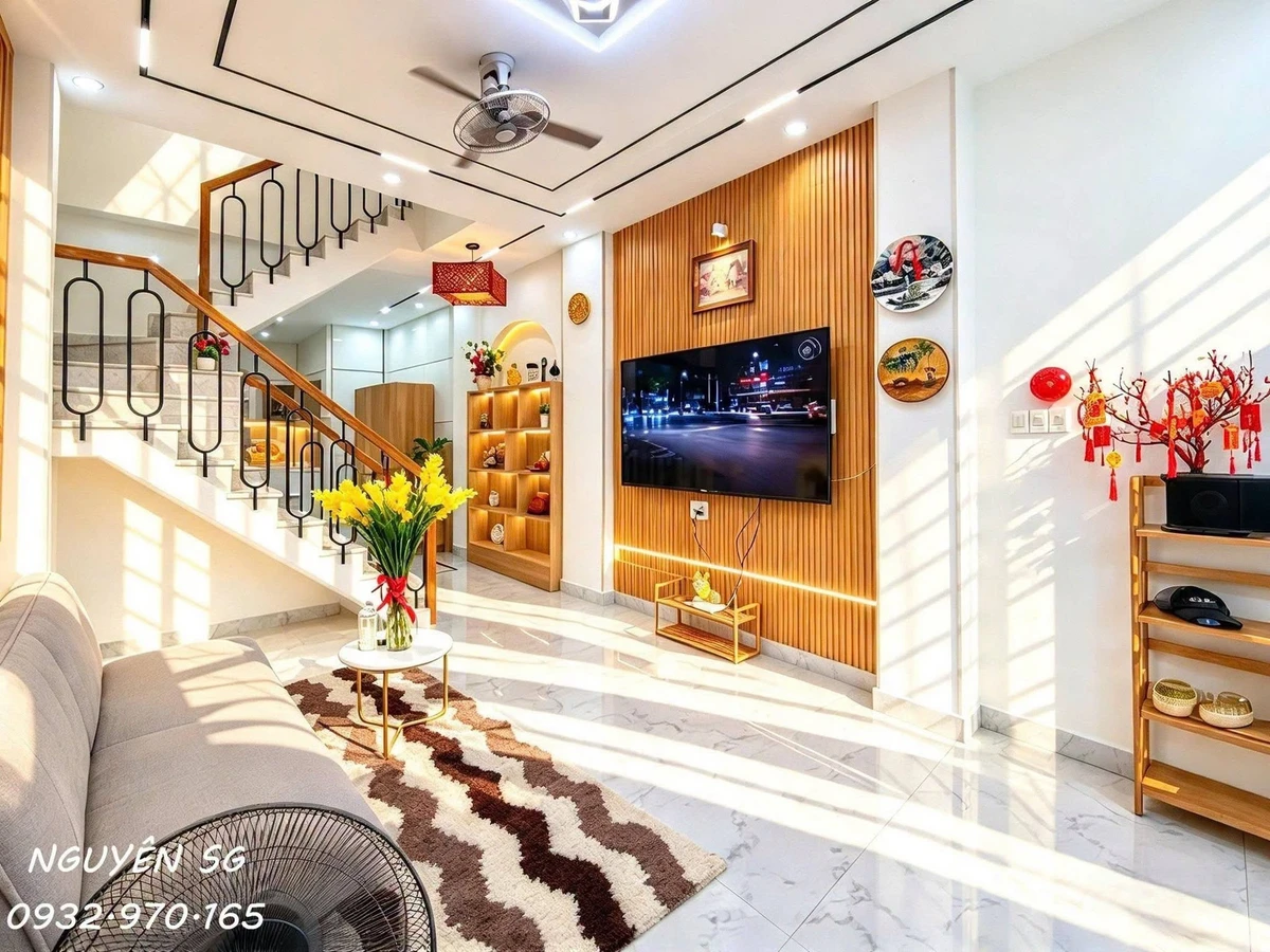 Bán nhà hẻm xe hơi 7 chỗ 2PN 44m² Đinh Tiên Hoàng, gần Cầu Bông - Ảnh thu nhỏ 3
