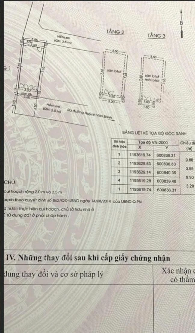 Bán nhà 33m² 3 tầng Phú Nhuận mặt Huỳnh Văn Bánh 5 tỷ - Ảnh 1