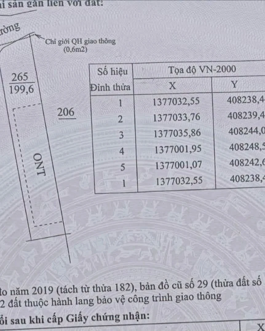 Bán đất 192 m² Hóc Môn giá 720 triệu - Ảnh 1