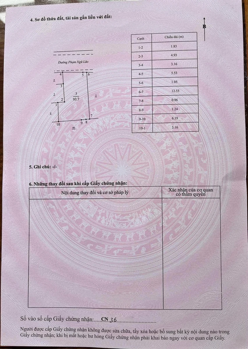 Bán nhà mặt tiền Phạm Ngũ Lão, Quảng Ngãi 99m² - Ảnh thu nhỏ 2