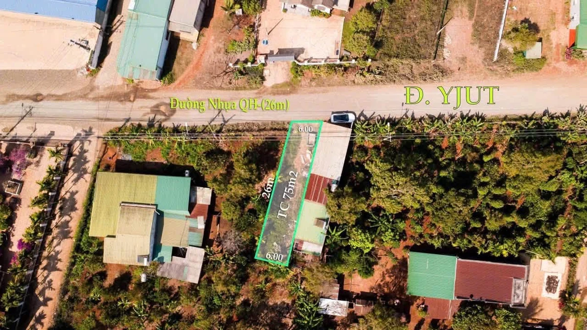 Bán đất 6x25m (150m²) đường Y Jut, xã Krông Pắc, Đắk Lắk giá 2,994 tỷ - Ảnh thu nhỏ 2